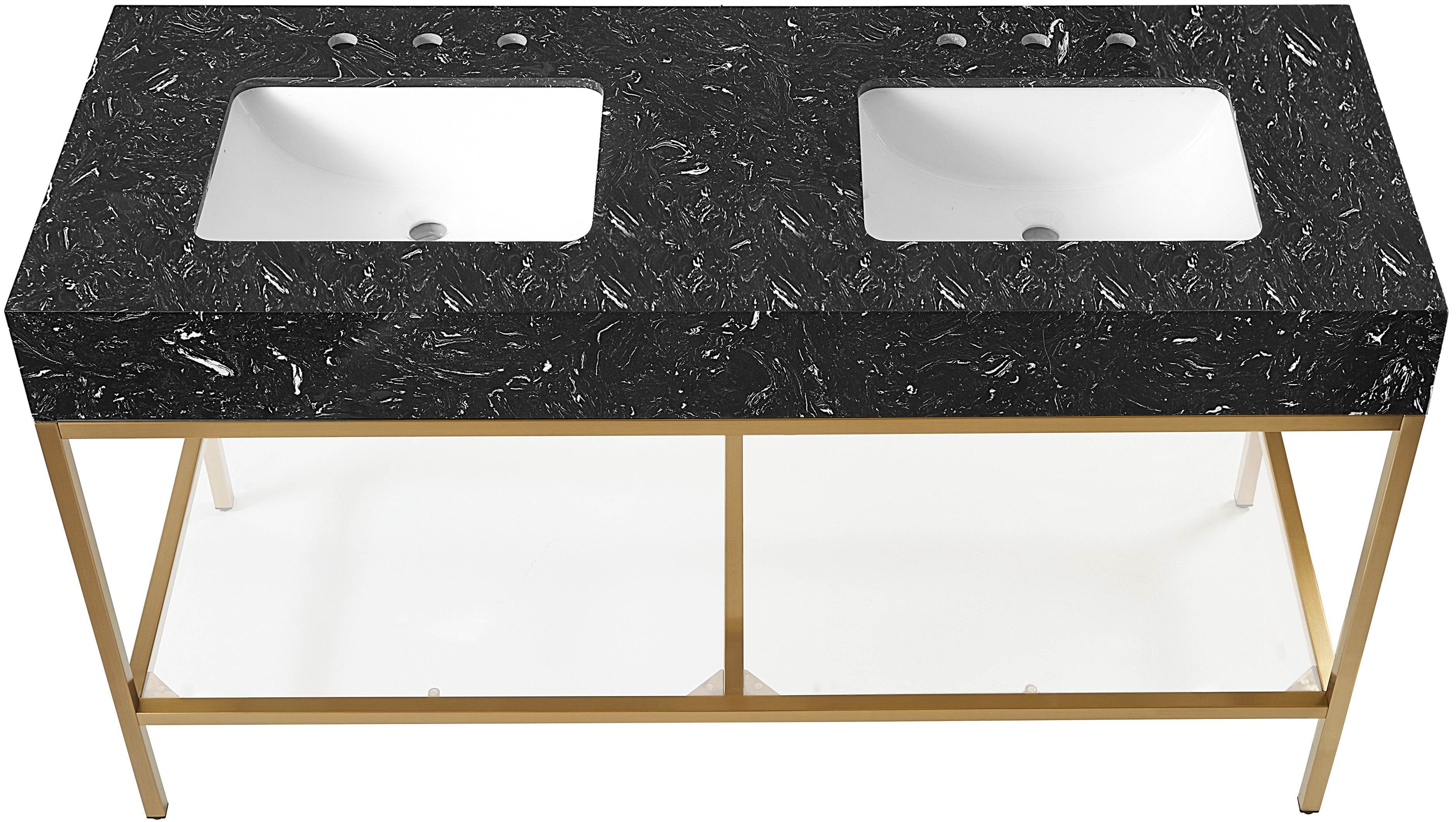 Meuble-lavabo mural pour salle de bain avec lavabo inclus