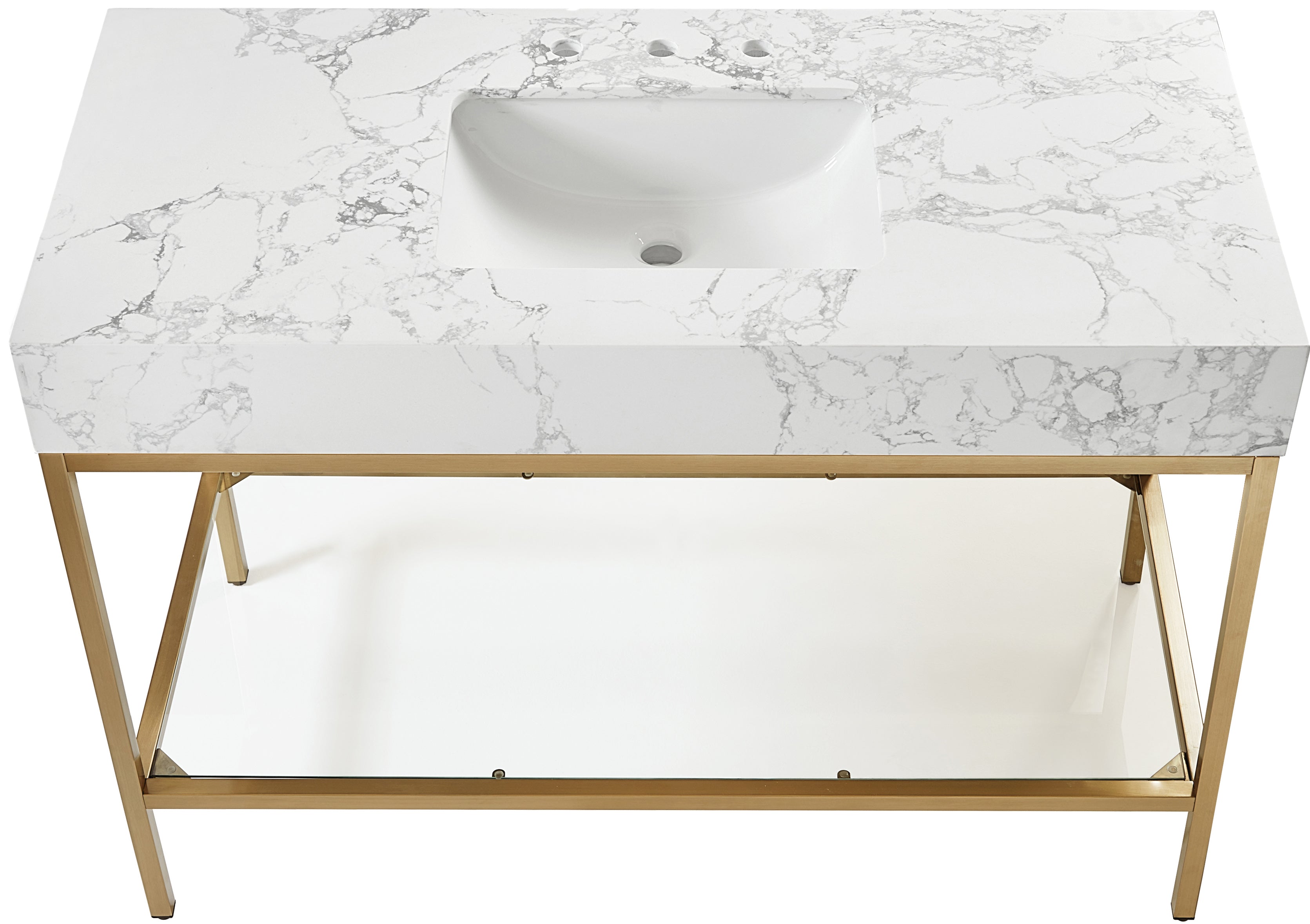 Meuble-lavabo mural pour salle de bain avec lavabo inclus