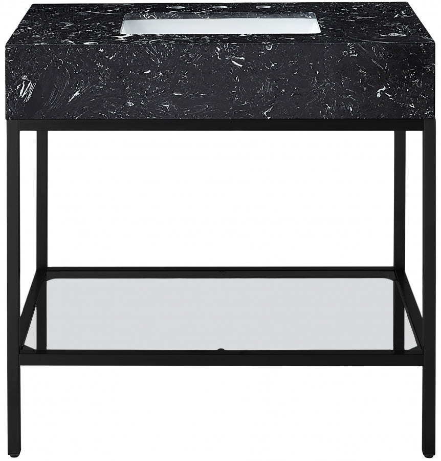 Meuble-lavabo mural pour salle de bain avec lavabo inclus