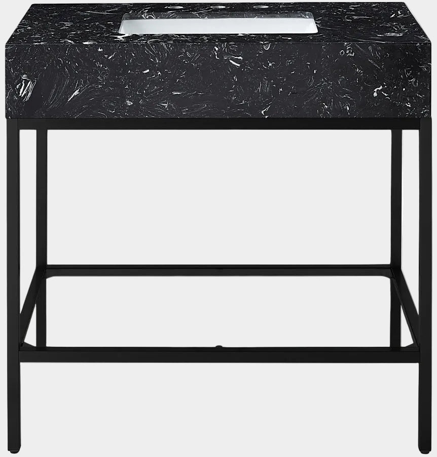 Meuble-lavabo mural pour salle de bain avec lavabo inclus
