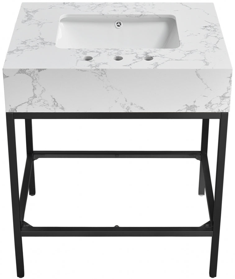 Meuble-lavabo mural pour salle de bain avec lavabo inclus