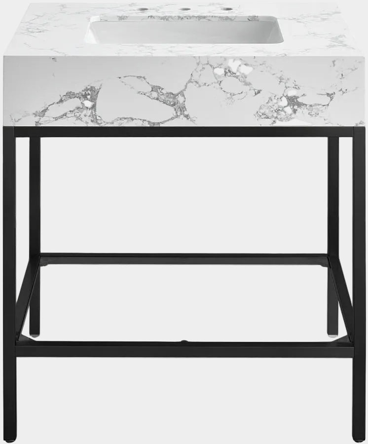 Meuble-lavabo mural pour salle de bain avec lavabo inclus