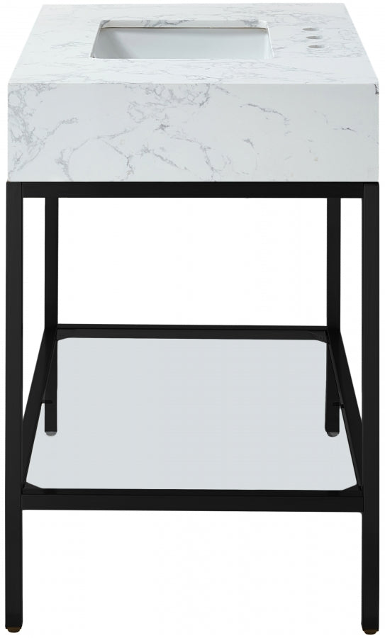 Meuble-lavabo mural pour salle de bain avec lavabo inclus