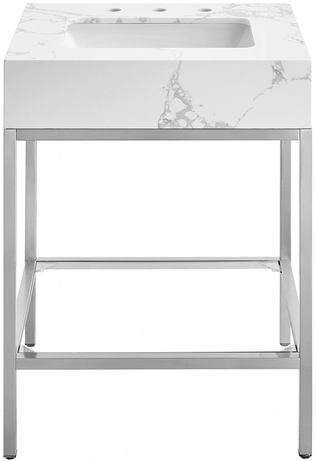 Meuble-lavabo mural pour salle de bain avec lavabo inclus