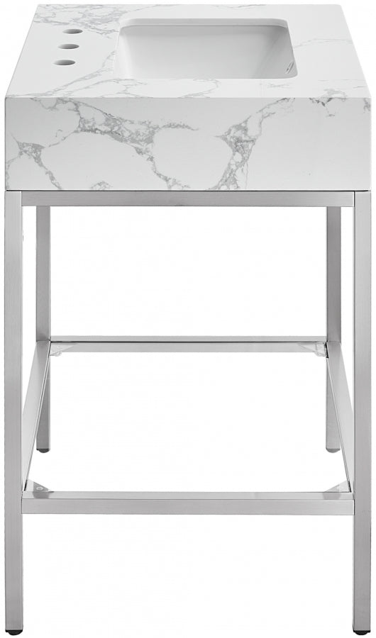 Meuble-lavabo mural pour salle de bain avec lavabo inclus