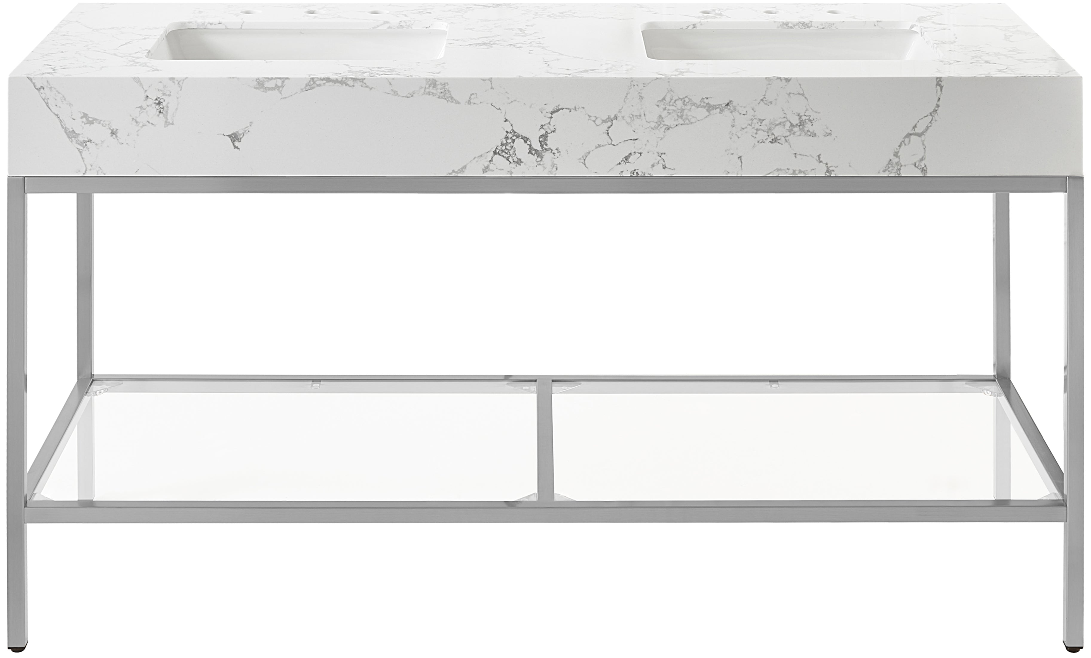 Meuble-lavabo mural pour salle de bain avec lavabo inclus