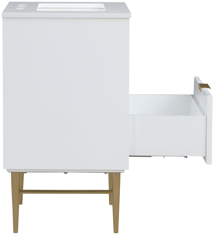 Meuble-lavabo mural pour salle de bain avec lavabo inclus