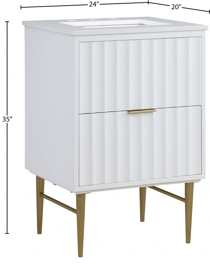 Meuble-lavabo mural pour salle de bain avec lavabo inclus