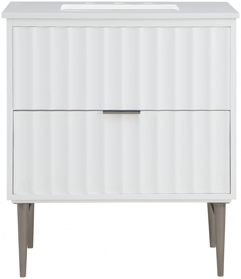 Meuble-lavabo mural pour salle de bain avec lavabo inclus