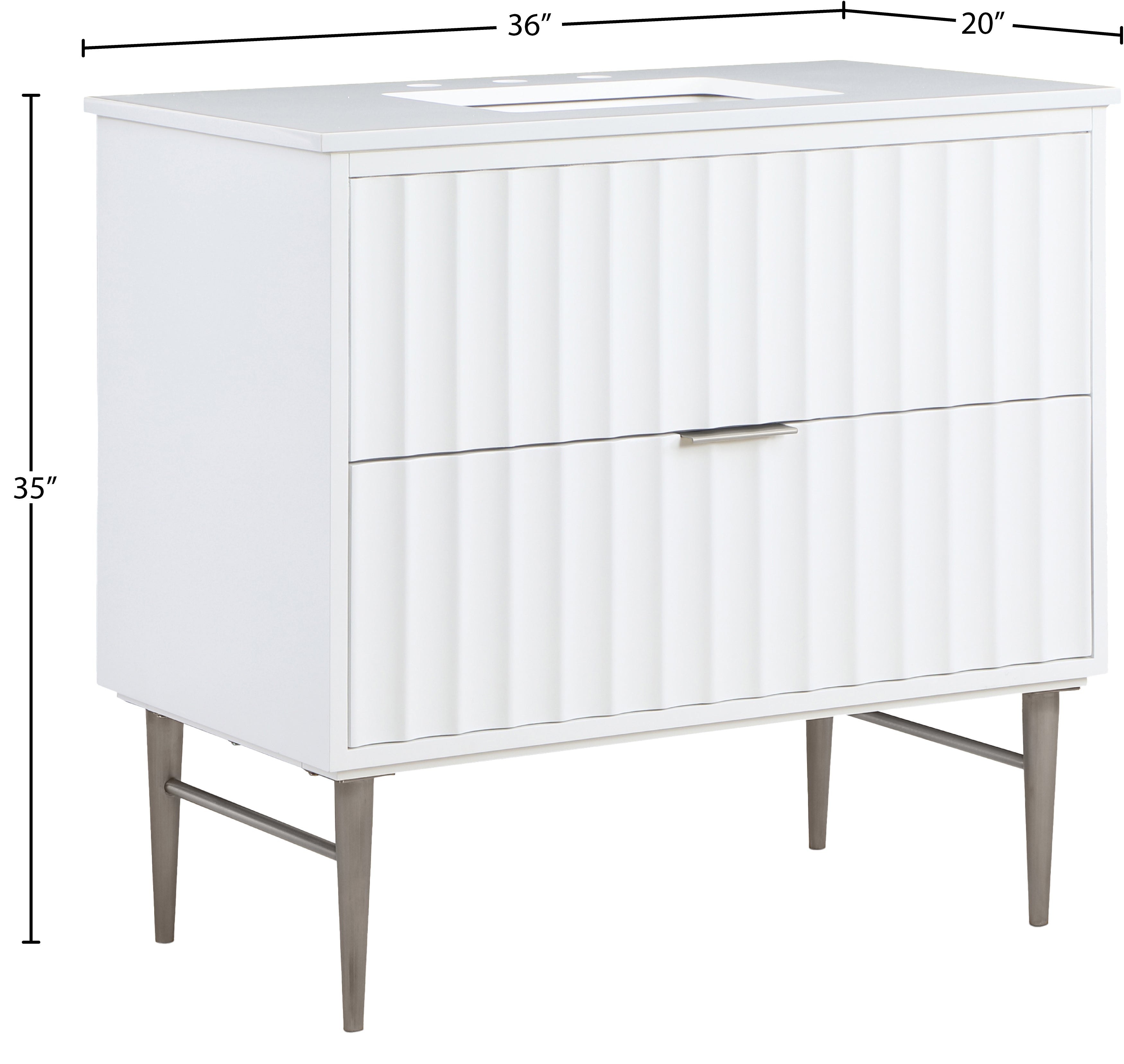 Meuble-lavabo mural pour salle de bain avec lavabo inclus