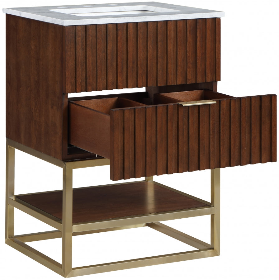Meuble-lavabo mural pour salle de bain avec lavabo inclus