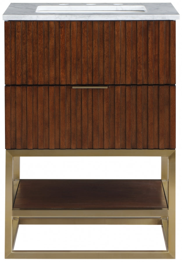 Meuble-lavabo mural pour salle de bain avec lavabo inclus