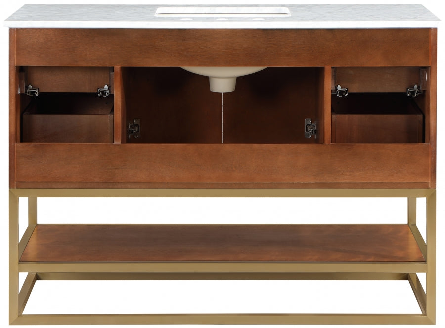 Meuble-lavabo mural pour salle de bain avec lavabo inclus