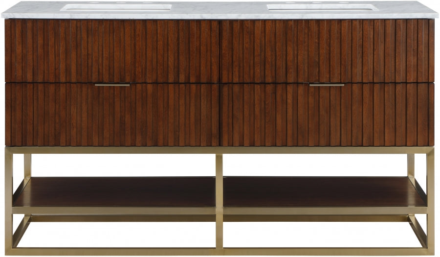 Meuble-lavabo mural pour salle de bain avec lavabo inclus