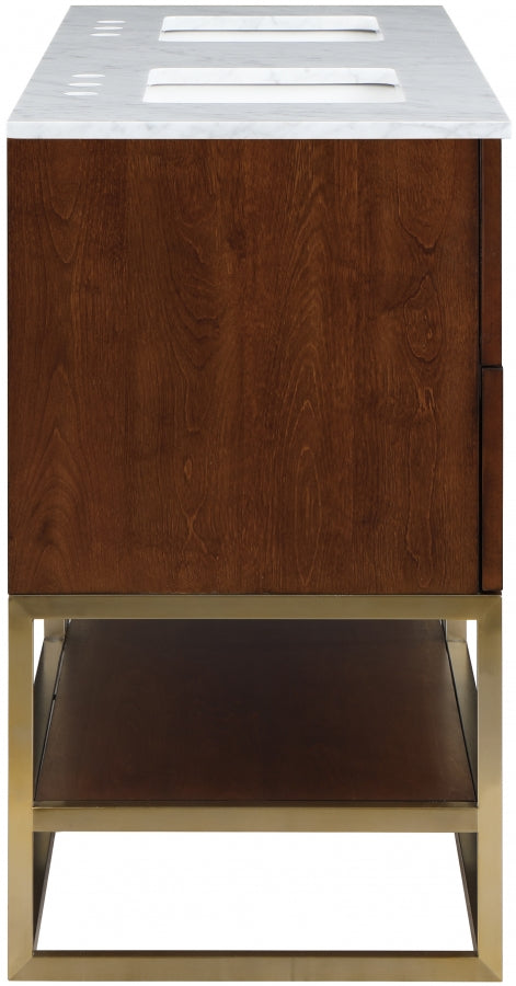 Meuble-lavabo mural pour salle de bain avec lavabo inclus