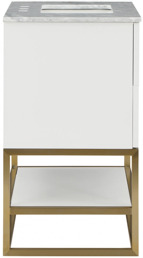 Meuble-lavabo mural pour salle de bain avec lavabo inclus