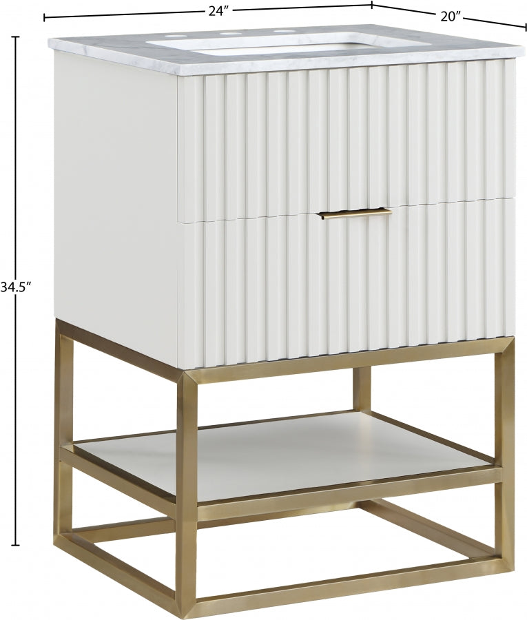Meuble-lavabo mural pour salle de bain avec lavabo inclus