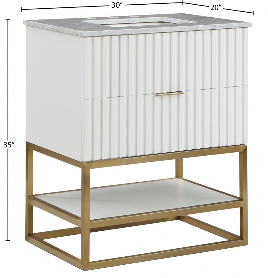 Meuble-lavabo mural pour salle de bain avec lavabo inclus