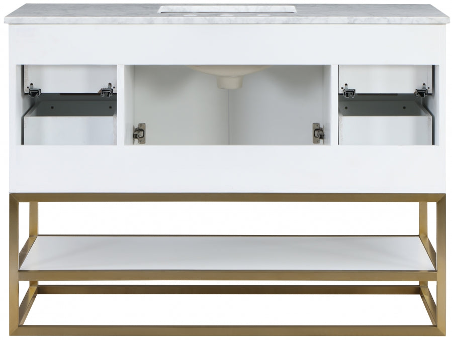 Meuble-lavabo mural pour salle de bain avec lavabo inclus