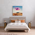 Delune Nightstand- Polished White Marble