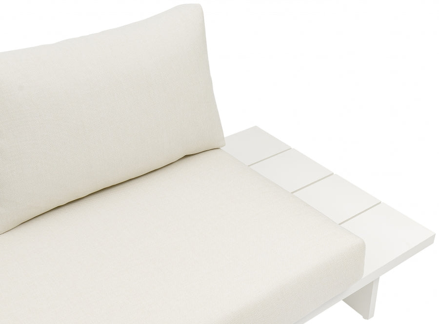 Maldives 102" Water Resistant Fabric Upholstered Outdoor Patio Modular Sectional