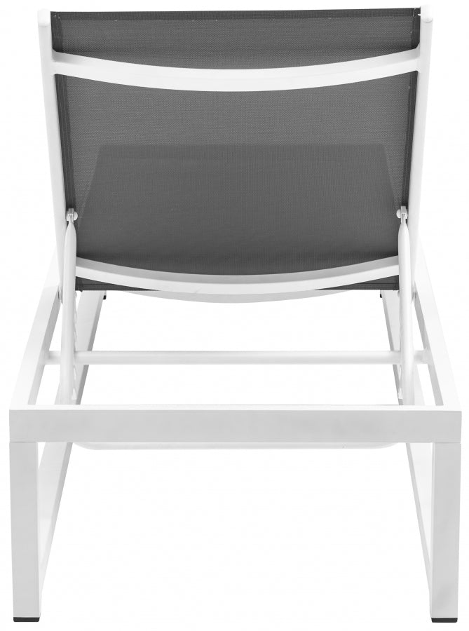 Maldives Mesh Water Resistant Fabric Outdoor Patio Adjustable Sun Chaise Lounge Chair
