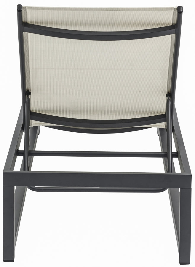 Maldives Mesh Water Resistant Fabric Outdoor Patio Adjustable Sun Chaise Lounge Chair