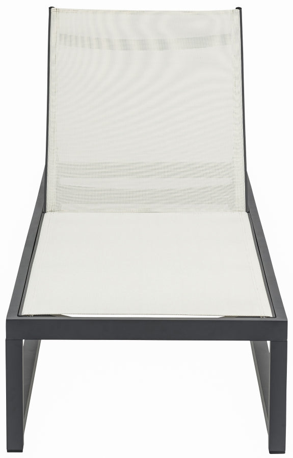 Maldives Mesh Water Resistant Fabric Outdoor Patio Adjustable Sun Chaise Lounge Chair