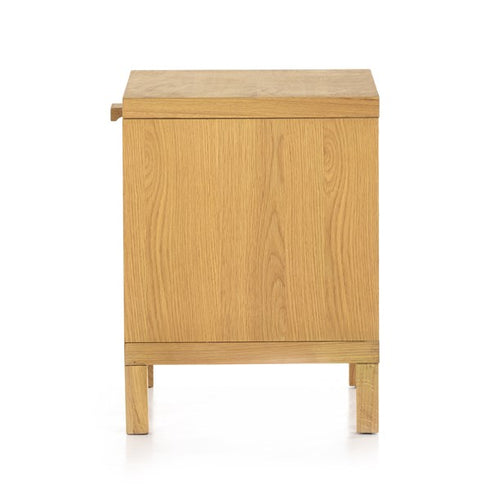 Allegra End Table - Honey Oak Veener