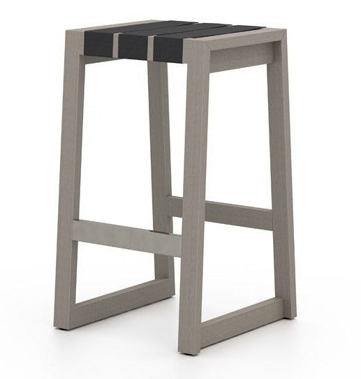Sonoma Outdoor Bar + Counter Stool - Weathered Grey