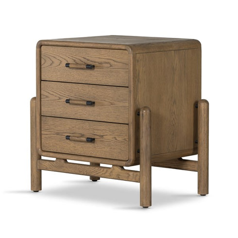 Caroline Nightstand- Smoked Oak
