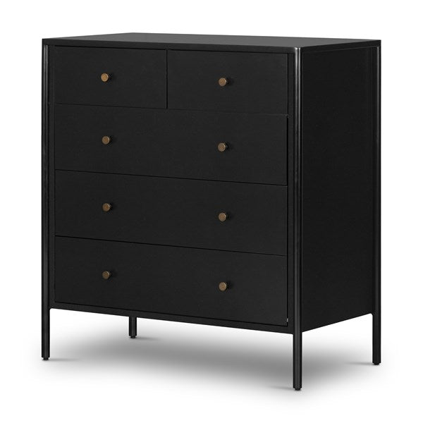 Soto 5 Drawer Dresser- Black