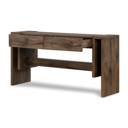 Beam Console Table-Rustic Fawn Veneer