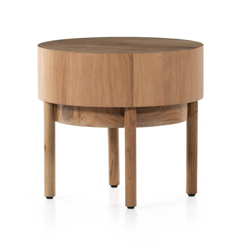 Atmore End Table - Natural Acacia