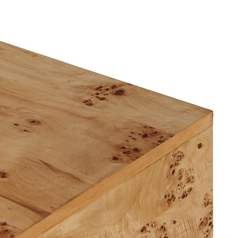 Mitzie Coffee Table-Amber Mappa Burl