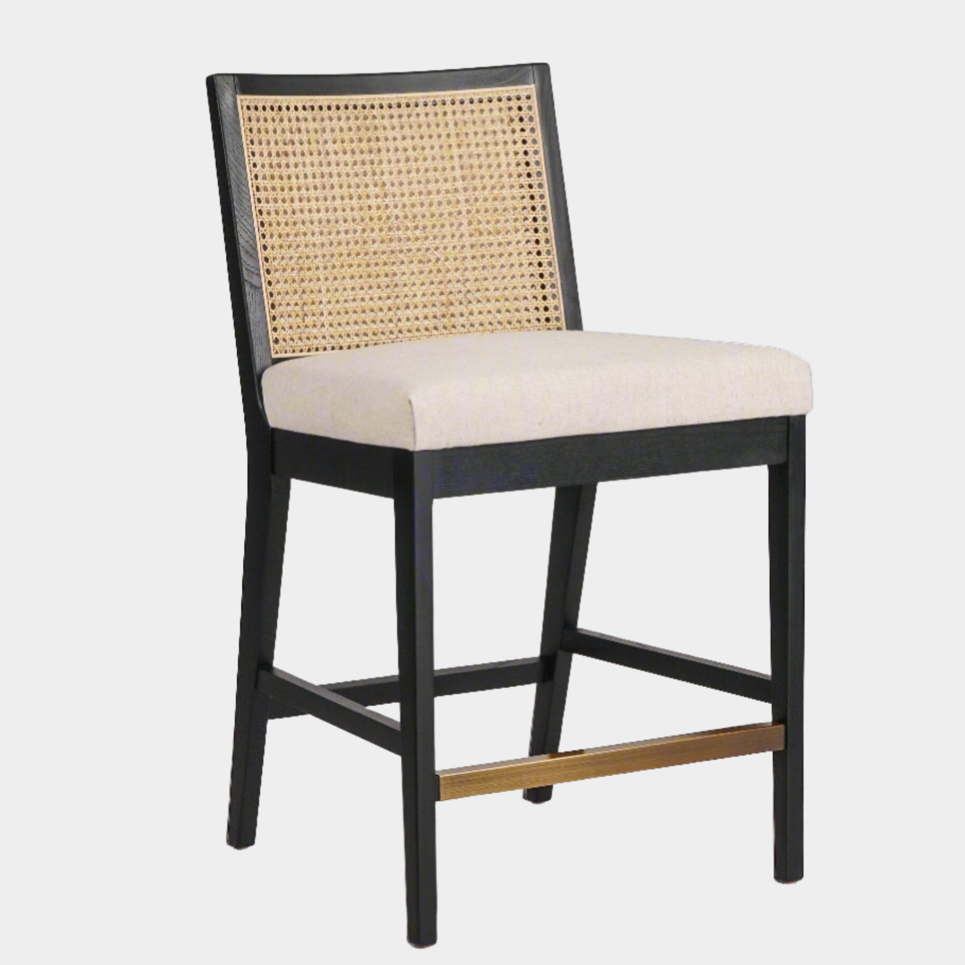 Lisbon Cane Armless Stool