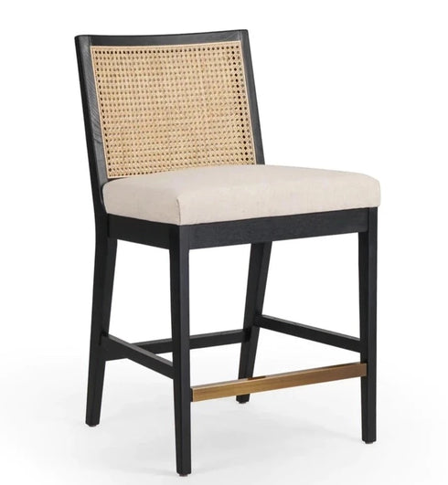 Antonia Cane Armless Stool (Reproduction)
