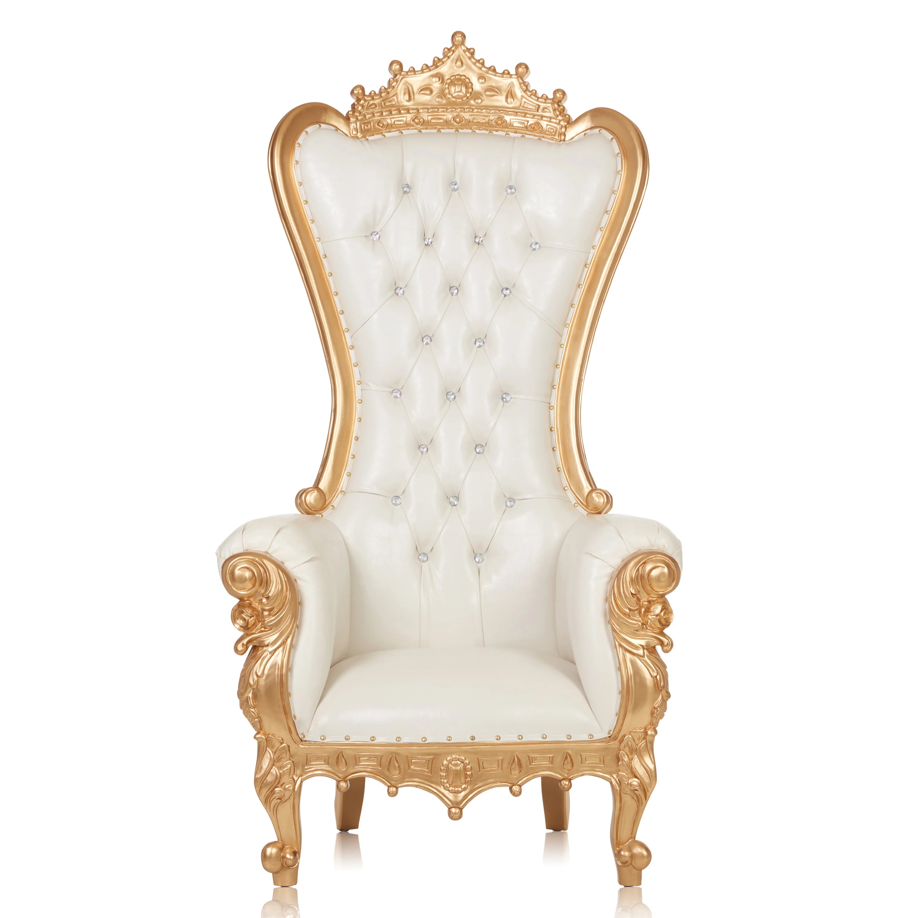 Crown Top Tiffany Throne Chair
