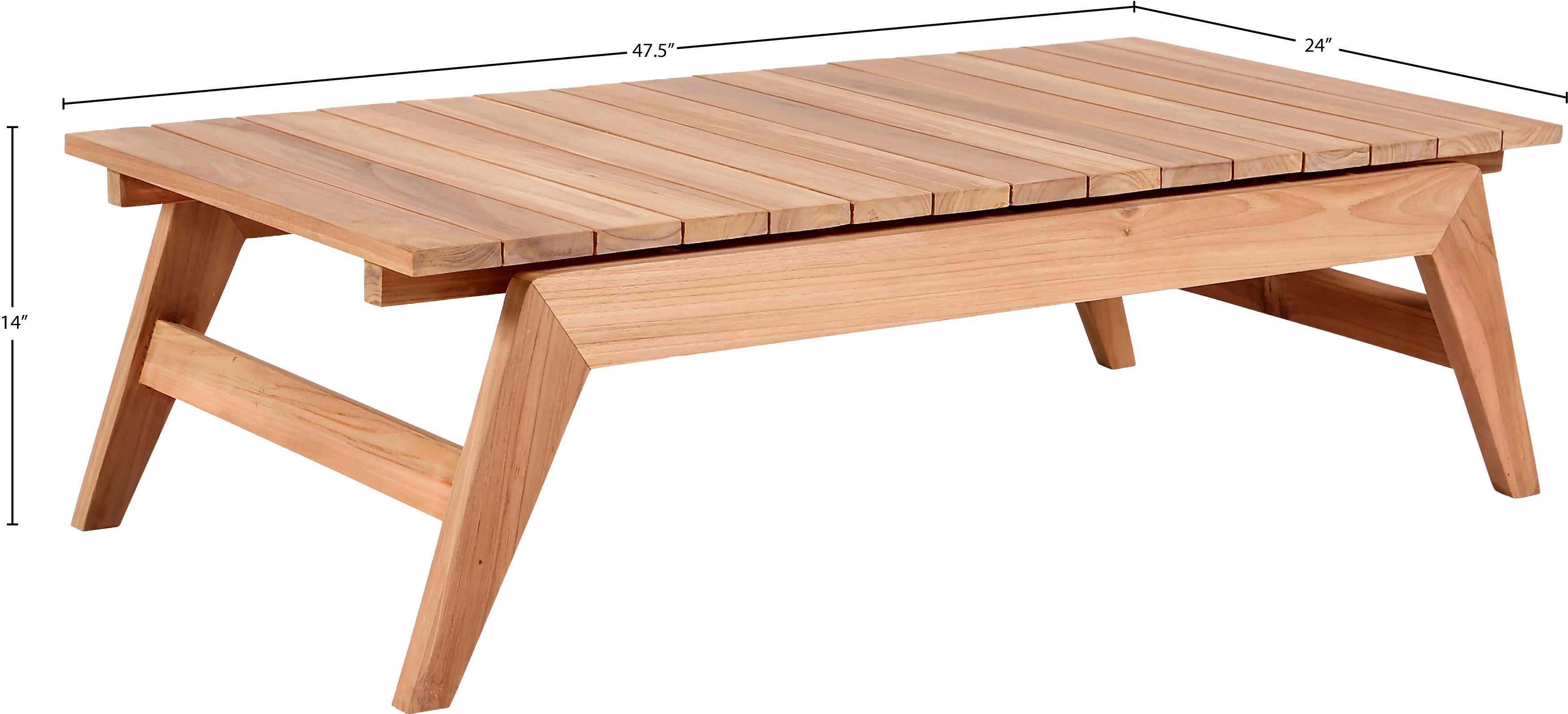 Tahiti Teak Outdoor Coffee Table