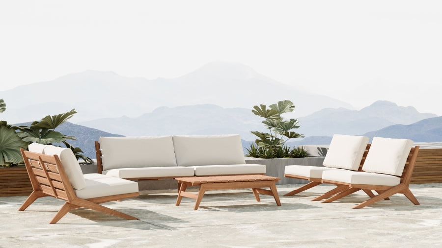 Tahiti Water Resistant Fabric Upholsetered Outdoor Patio Sofa