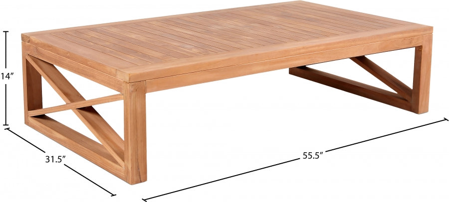 Anguilla Teak Outdoor Coffee Table