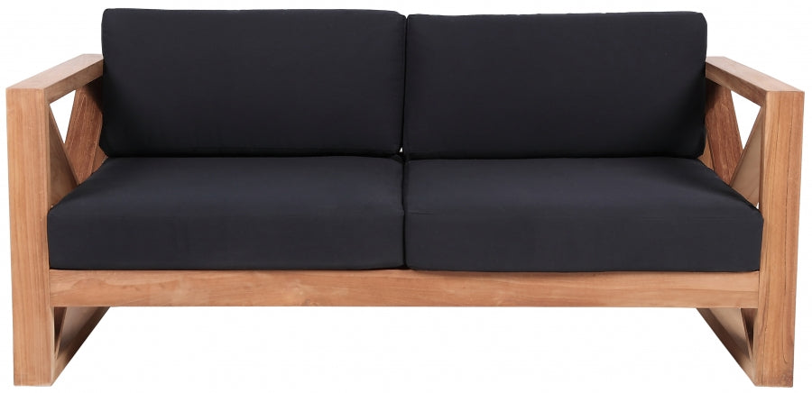 Anguilla Water Resistant Fabric Upholsetered Outdoor Patio Loveseat