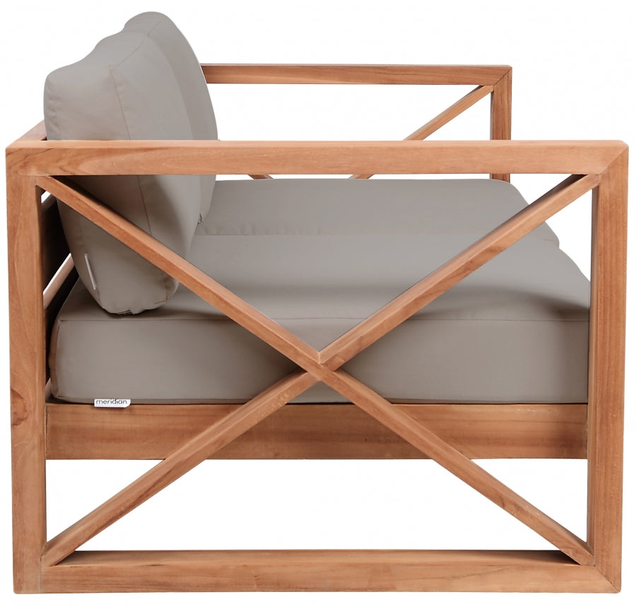 Anguilla Water Resistant Fabric Upholsetered Outdoor Patio Loveseat