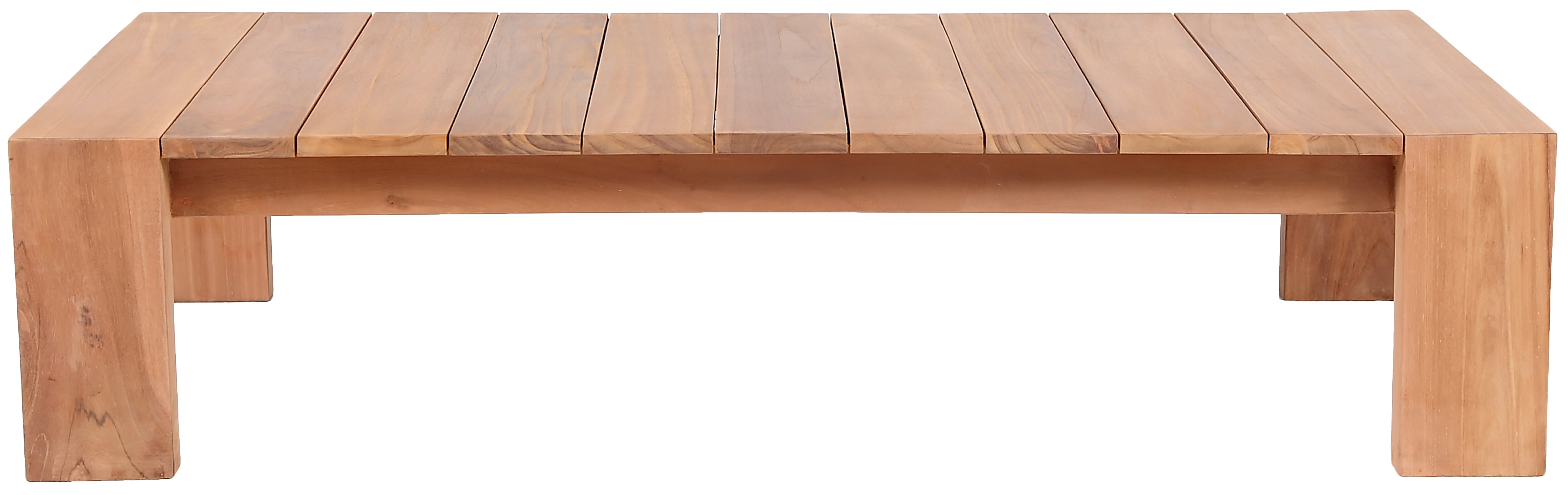 Table basse d'extérieur en teck d'Anguilla