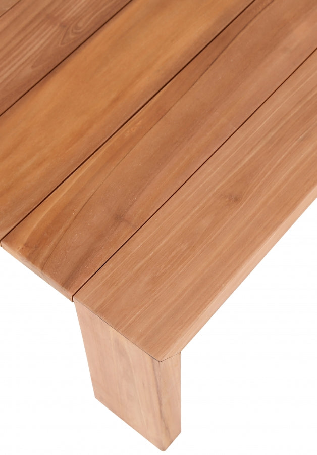Table basse d'extérieur en teck d'Anguilla