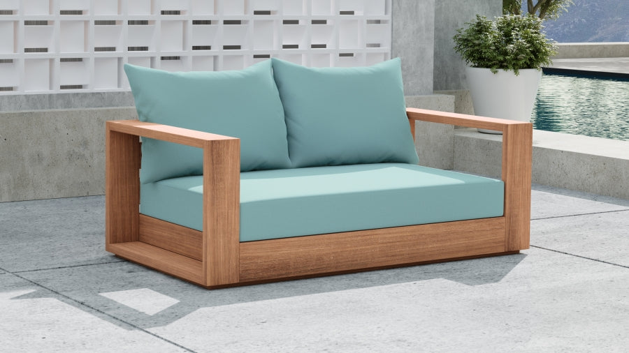 Tulum Water Resistant Fabric Upholstered Outdoor Patio Sofa