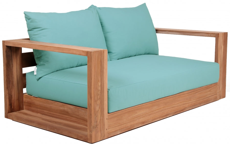 Tulum Water Resistant Fabric Upholstered Outdoor Patio Sofa
