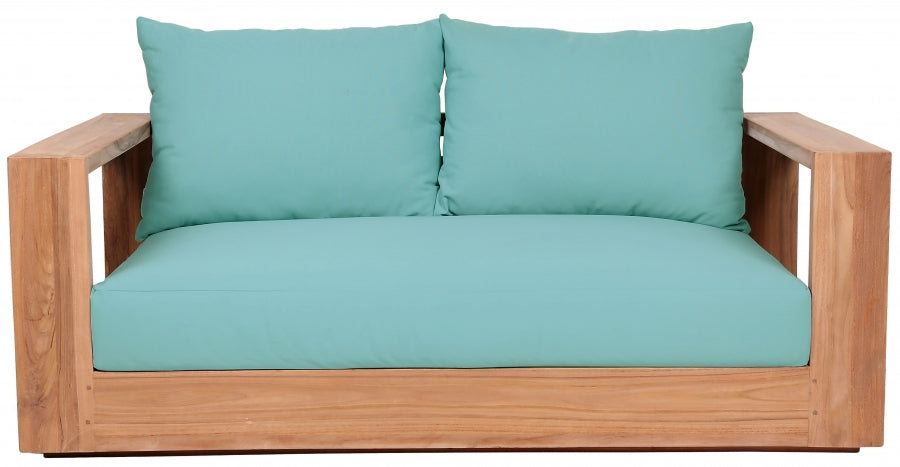 Tulum Water Resistant Fabric Upholstered Outdoor Patio Sofa