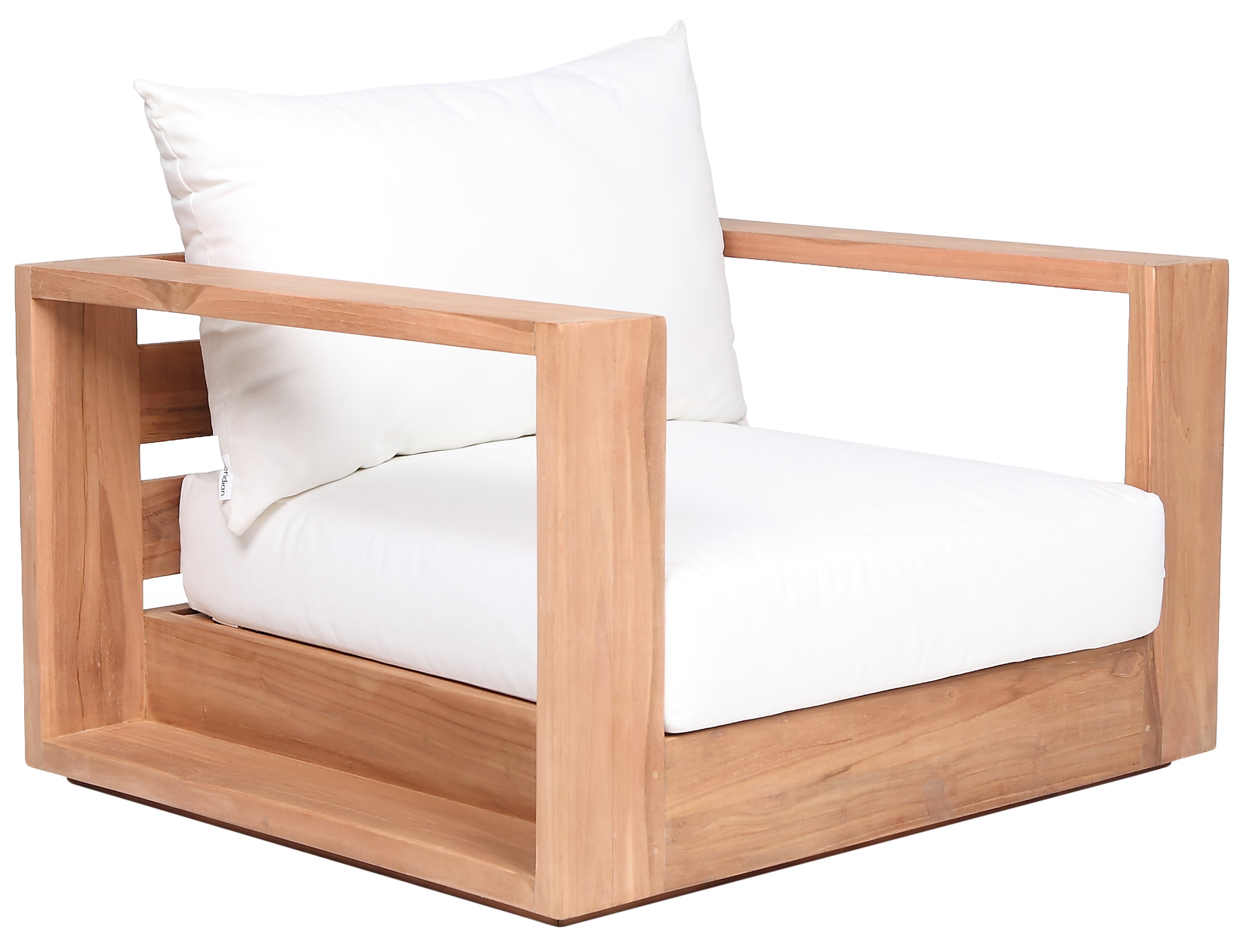 Chaise d'appoint d'extérieur en tissu résistant à l'eau Tulum