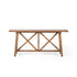 Trellis Console Table-Waxed Pine